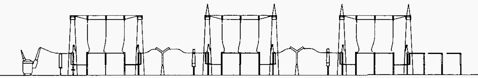 Mesh arrangement, Section a (see Figure 7)