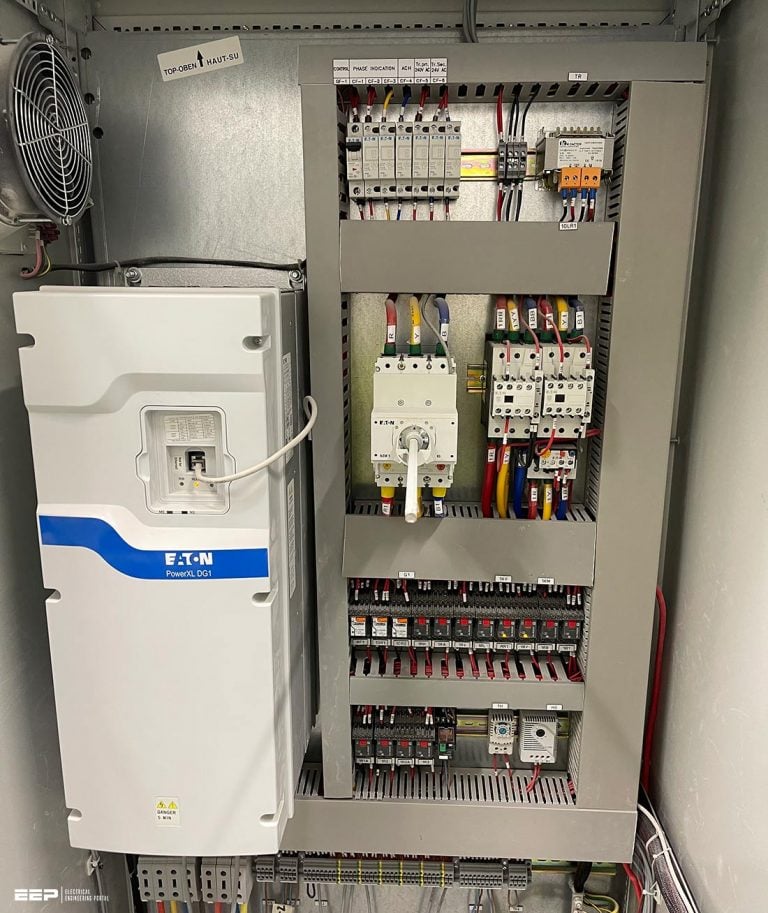 Inside Variable Frequency Drive (VFD) Panel: Configuration, Schematics ...