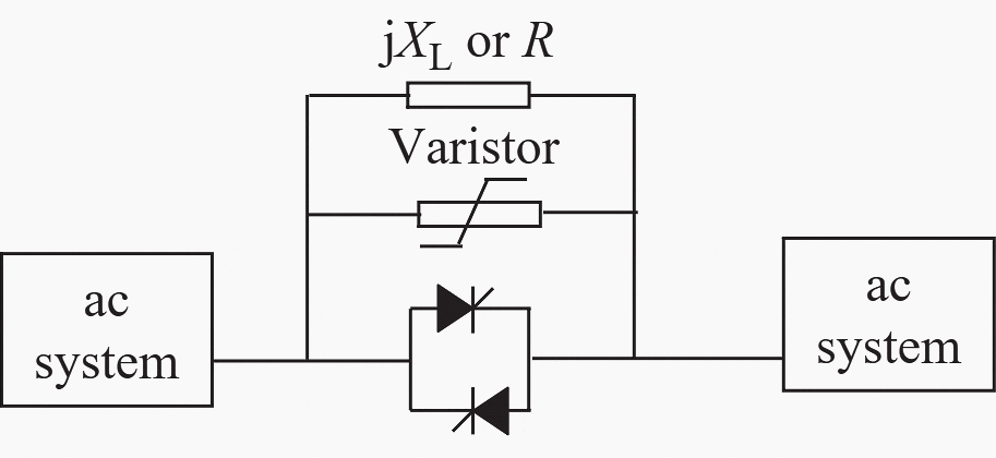 Solid state fault current limiter using normally conducting power electronics switches