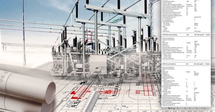 Procedures and activities during the design and tendering phase of HV project engineering