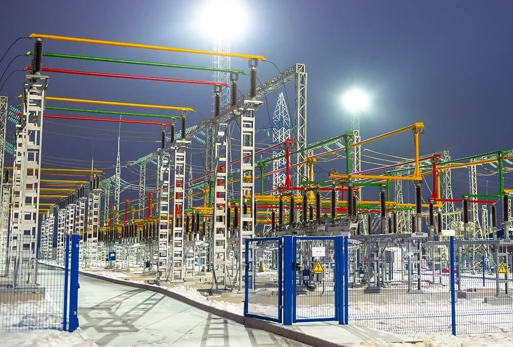 Substation rigid busbars