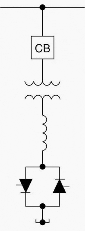 Thyristor-switched shunt reactors