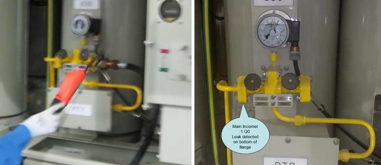 SF6 Gas Insulated Switchgear Gas Leak Check