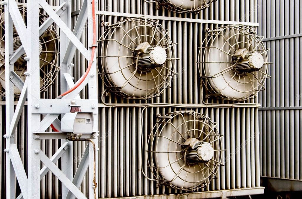 Transformer cooling fans