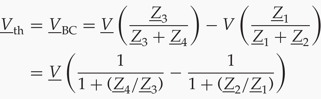 Voltage divider rule