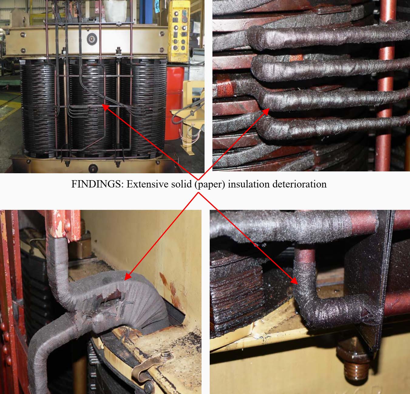 Cellulose ageing and destruction in an old transformer