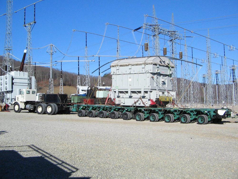 Transportation of power transformer