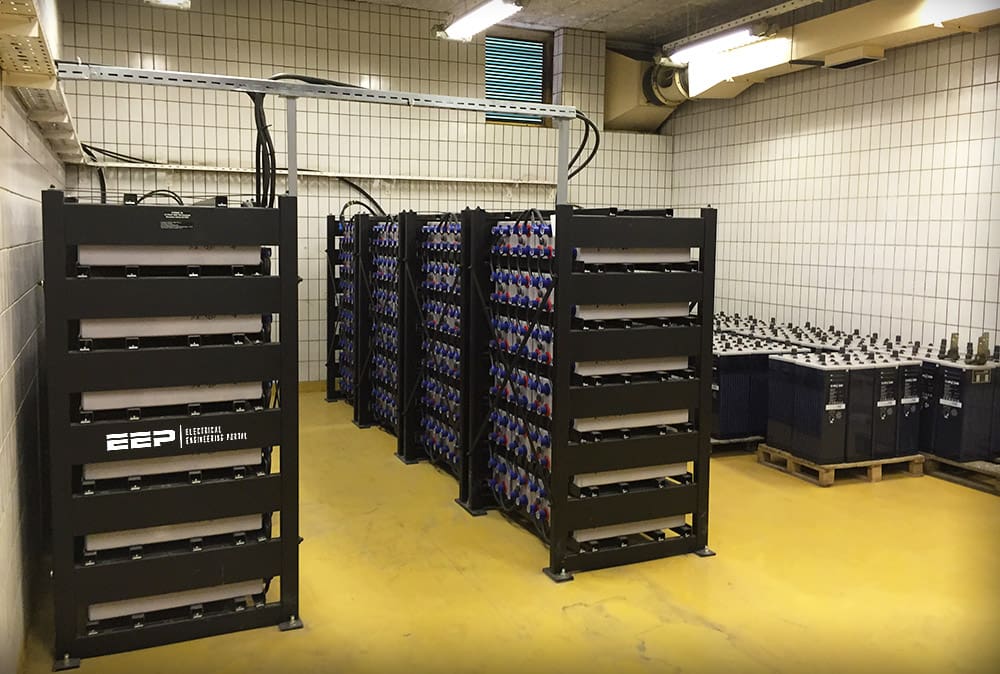 Auxiliary DC power system used for fault detection, trip coils and remote operation