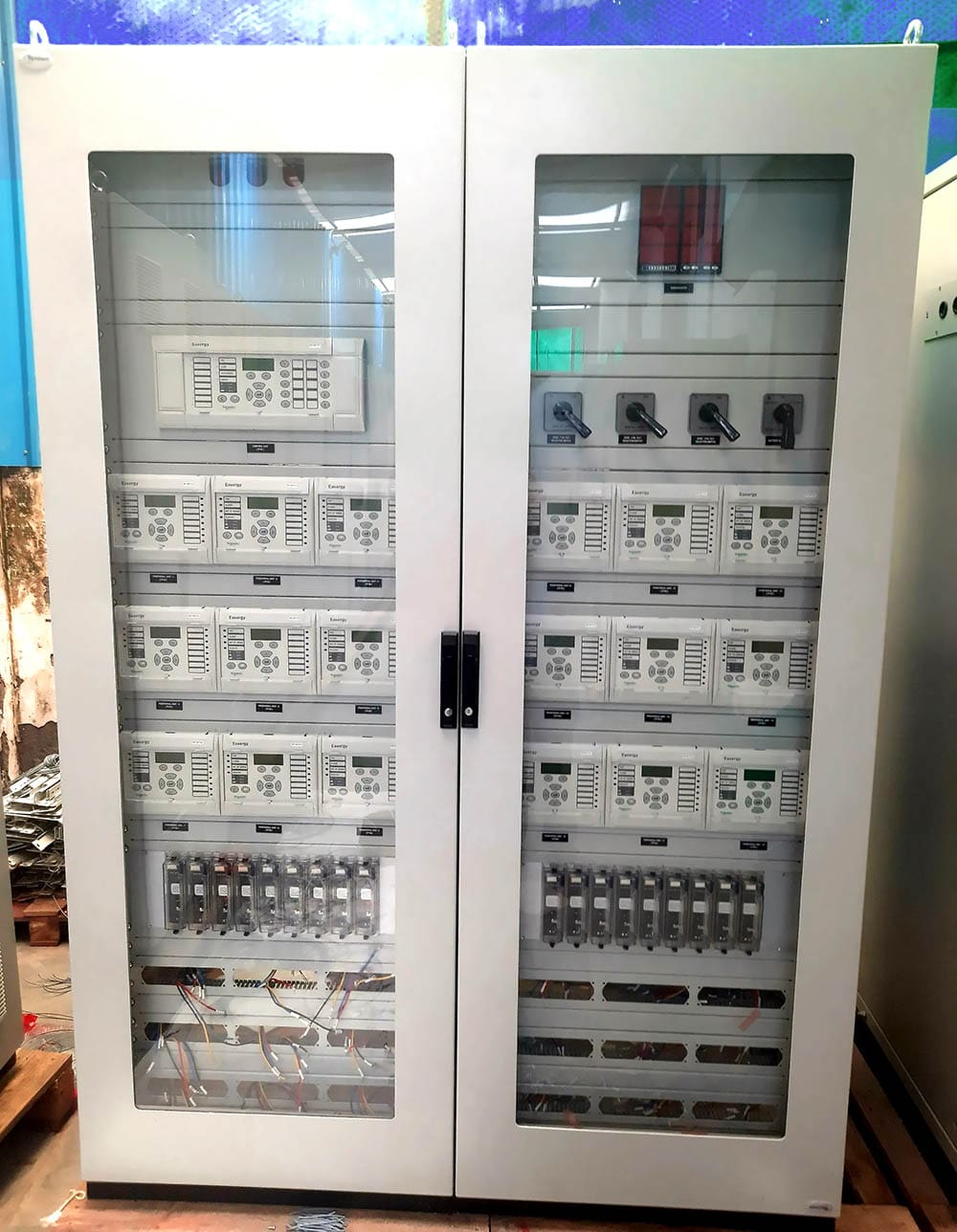 Relay protection panel