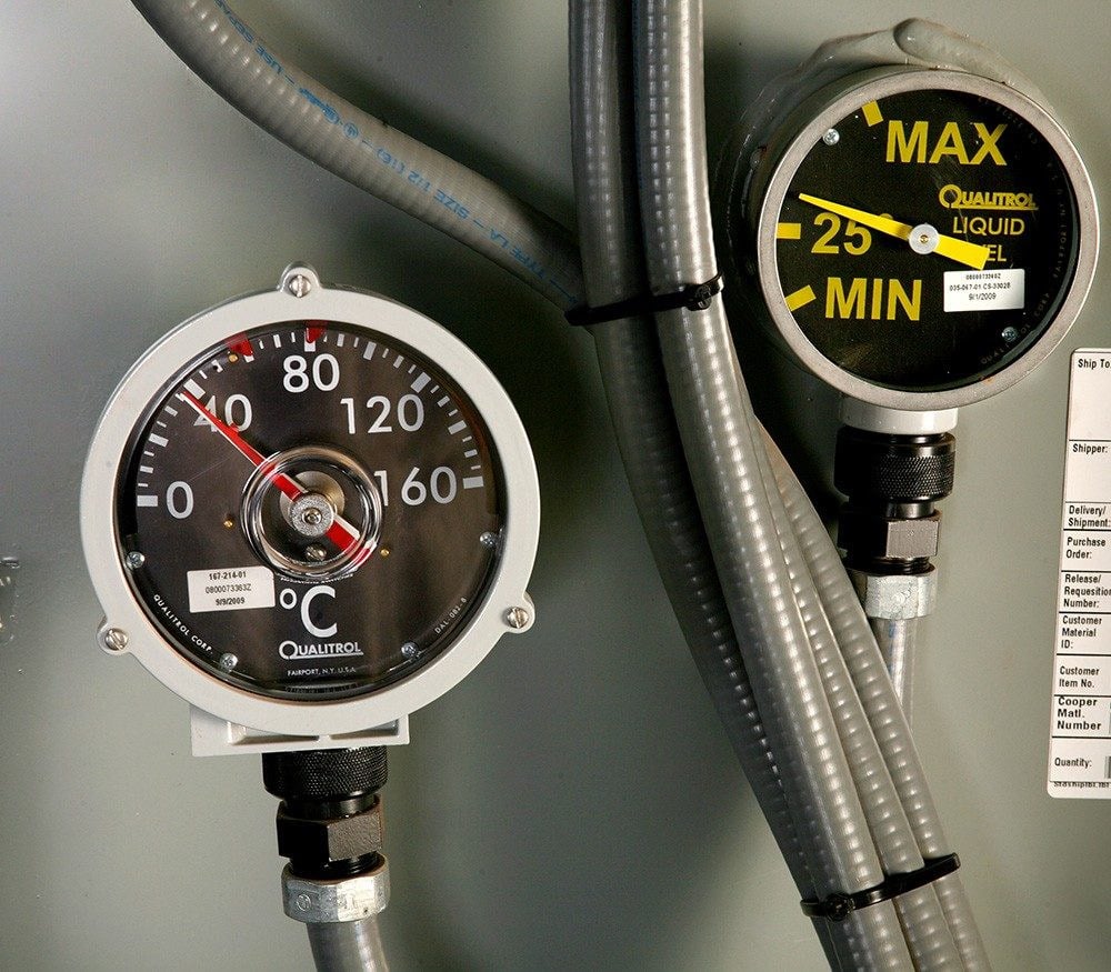 Oil temperature monitoring