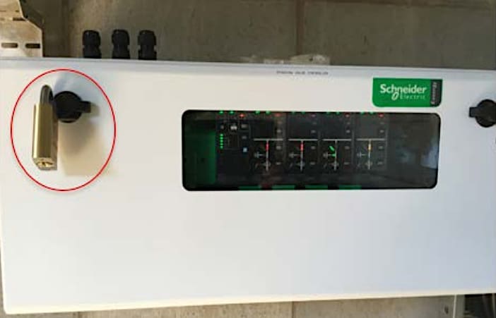 Remote terminal unit T300 in locked enclosure