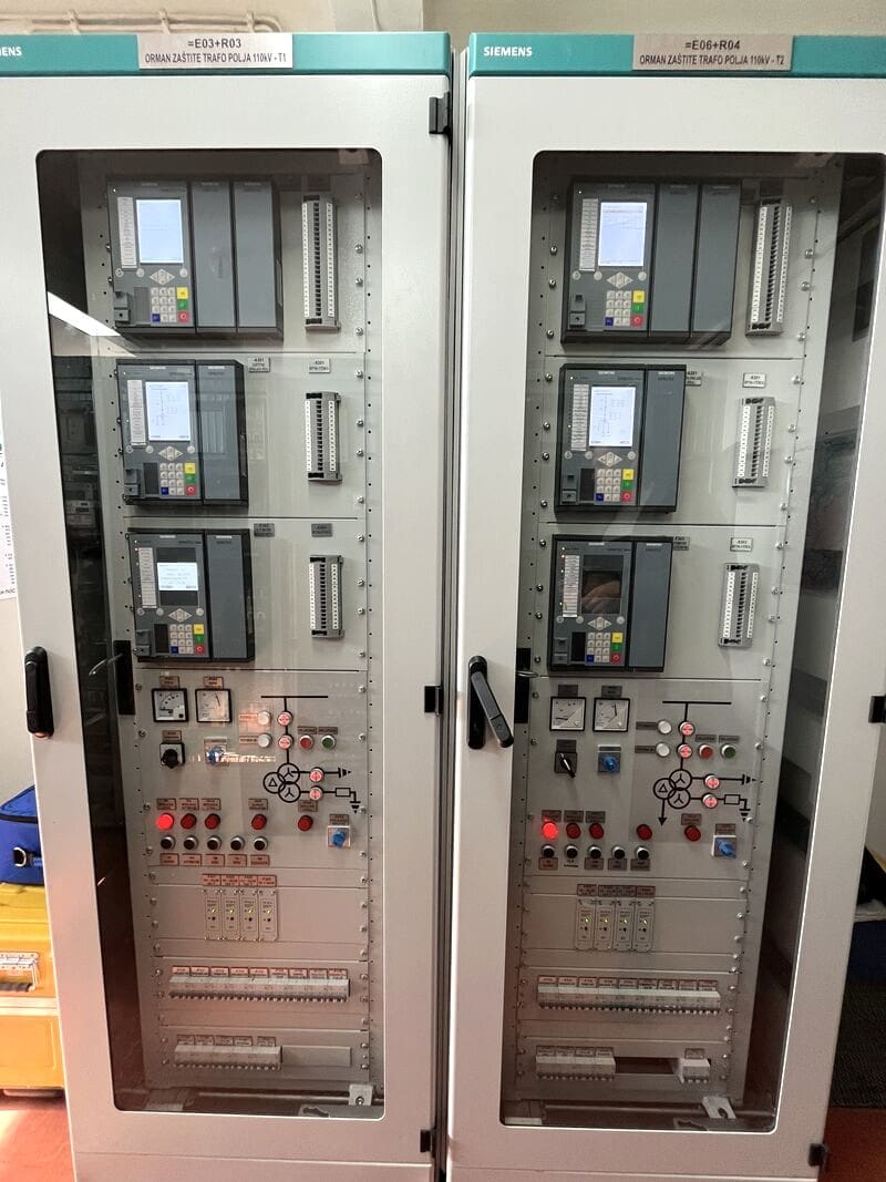 Control and protection panel