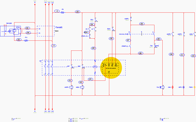 Main Incommer In-Depth Schematic Analysis of the 1000A Low-Voltage Motor Control ...