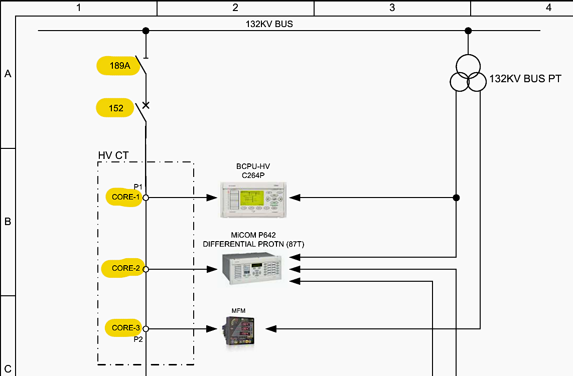 189A Motorized Isolator and 152 Circuit Breaker and CTs