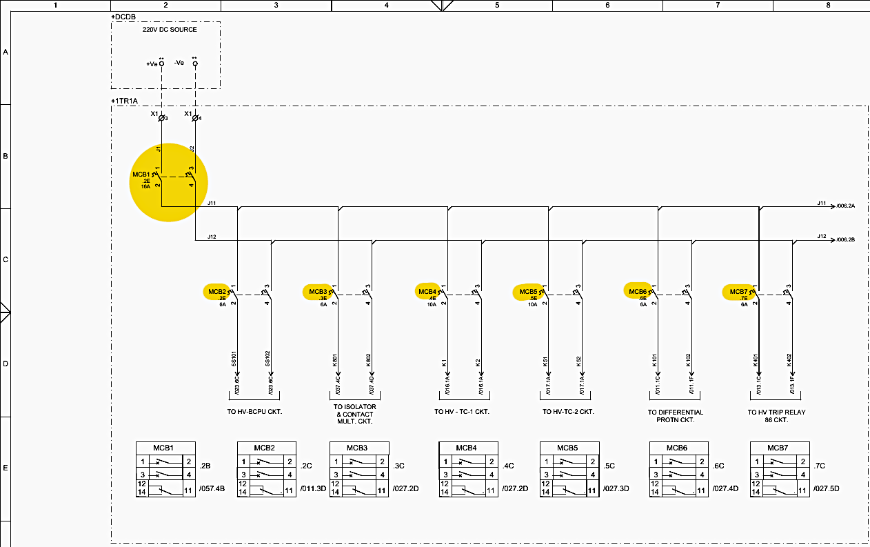 DC auxiliary power distribution scheme