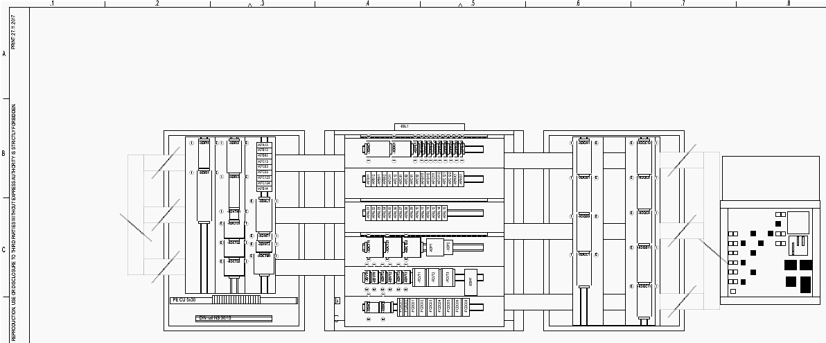 LCC internal arrangement drawing