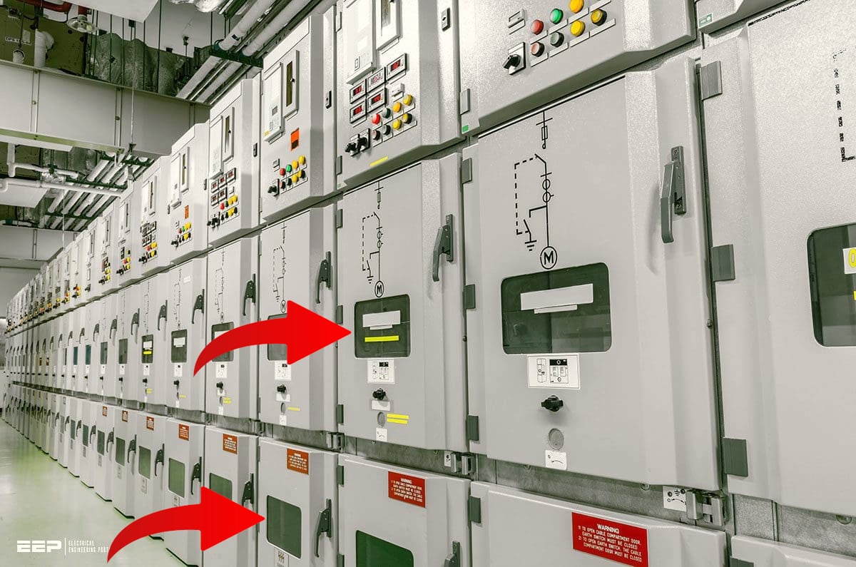 This switchgear has good (big) viewports for visual CB/disconnector statuses