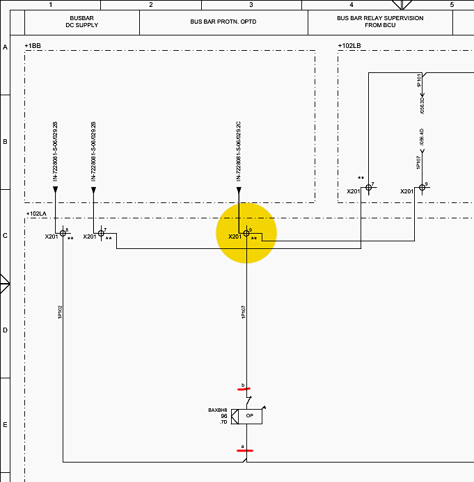 Activating the Busbar Trip Relay (96)