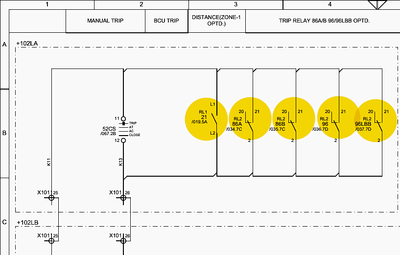 CB TC-1 Control Circuit (Sheet 039)