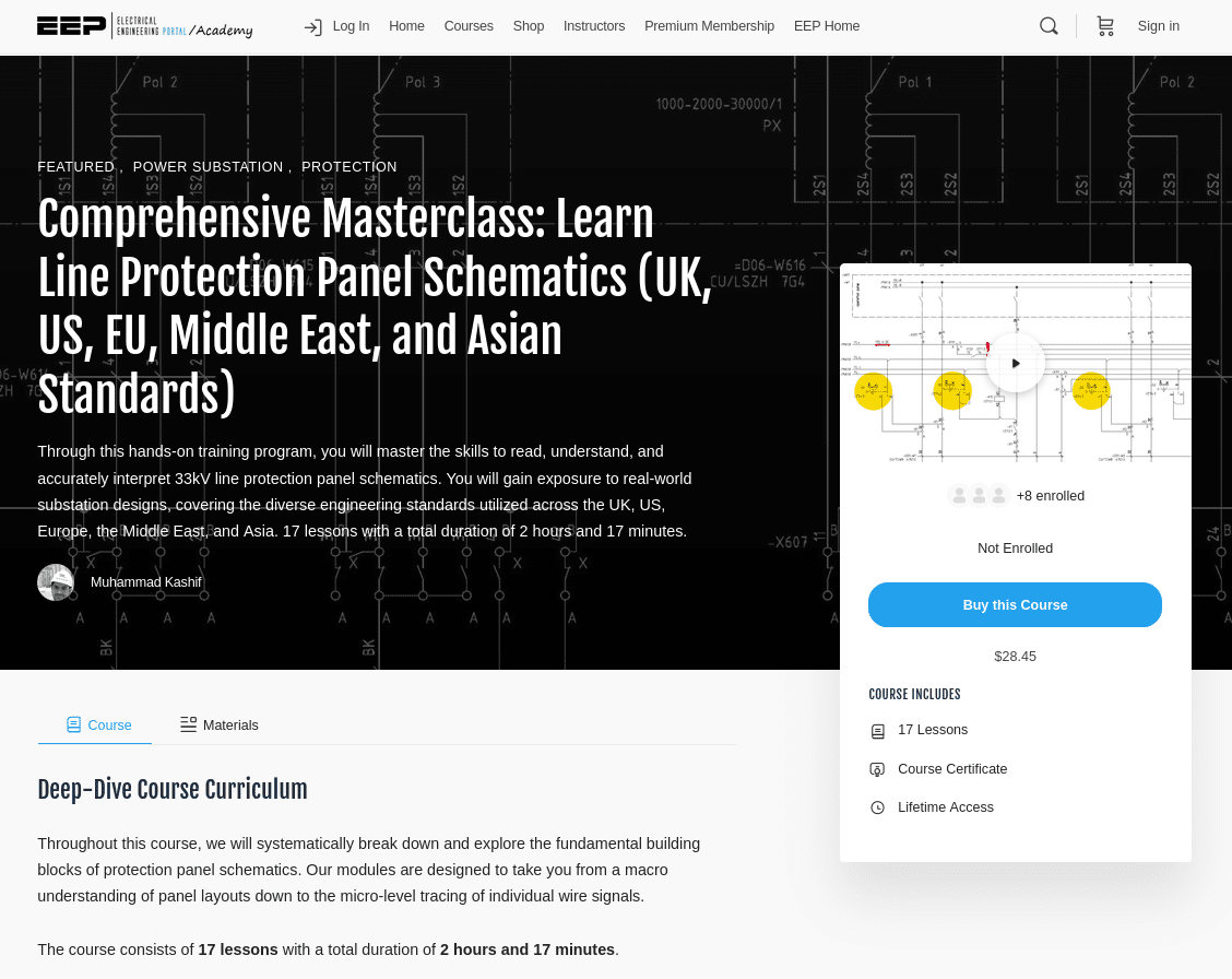 Comprehensive Masterclass: Learn Line Protection Panel Schematics (UK, US, EU, Middle East, and Asian Standards)