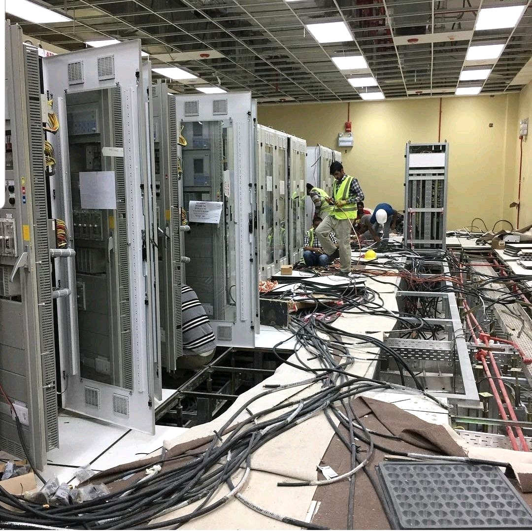 Installation of digital relay protection and control panels