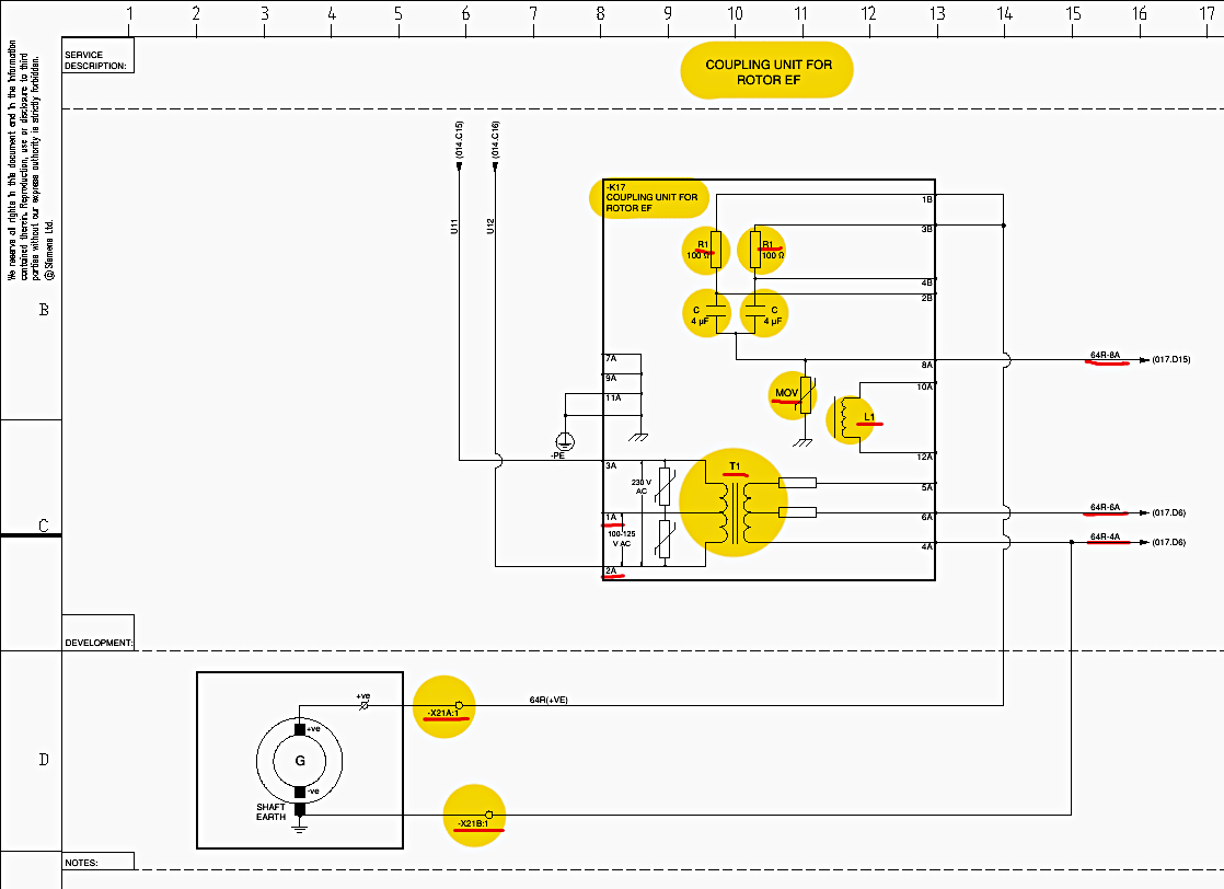 Rotor Earth Fault Module Circuit