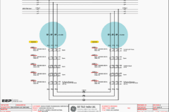 220kV Busbar and Bus Coupler Control and Relay Panel Schematics