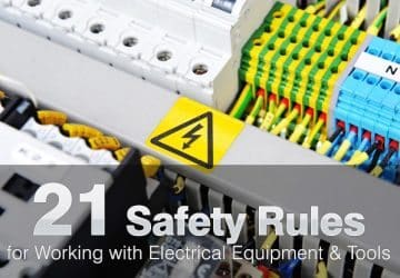 21 Safety Rules for Working with Electrical Equipment