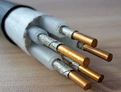 4-core PVC insulated and sheathed copper conductor power cable