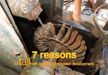 7 reasons to fail with small hydro-power development