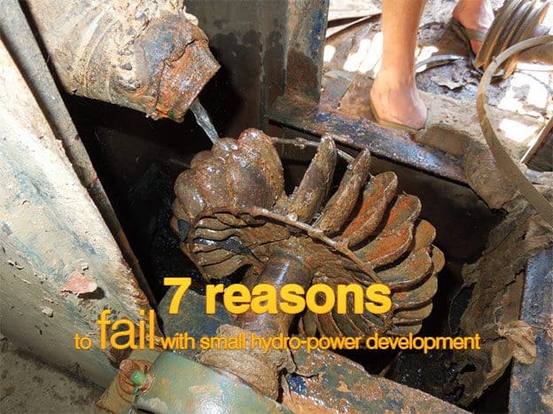 7 reasons to fail with small hydro-power development