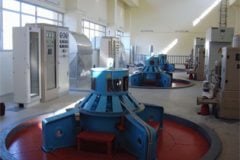 Axial flow francis hydraulic hydro-turbine generator set