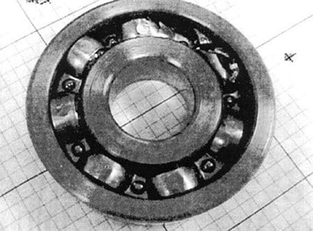 Ball bearing failure leading to transformer failure