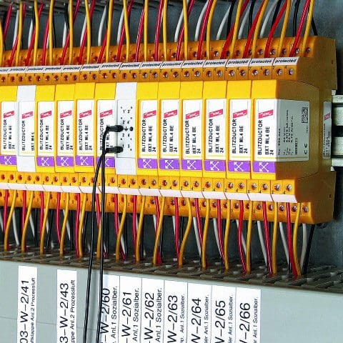 Application of BLITZDUCTOR XT lightning current and surge arrester