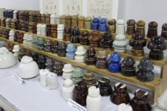 Porcelain insulators collection
