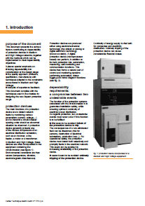 Dependability of MV and HV protection devices