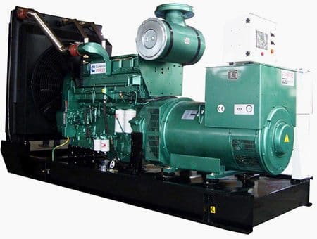 Diesel generator set we use as a backup power source for decades