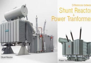 Differences between Shunt Reactor and Power Tranformer