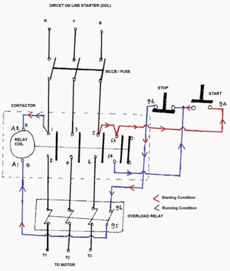 Single Phase Motor Starter Wiring Diagram Pdf from electrical-engineering-portal.com