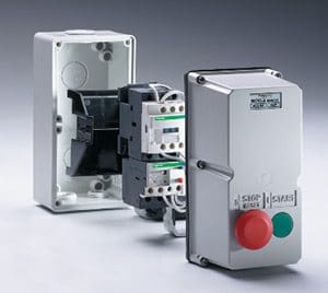 DOL starter, with enclosure, less overload, contains TeSys Model D contactor