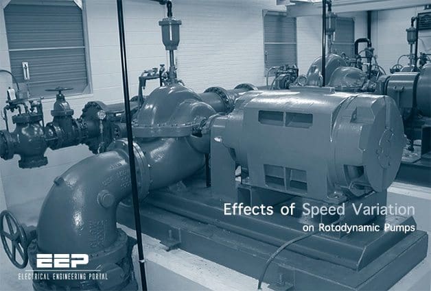 Effects of Speed Variation on Rotodynamic Pumps