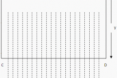 Electric field intensity - closed path denoted by ABCD