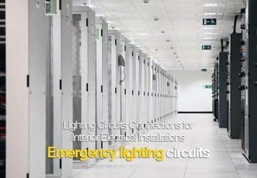 Emergency lighting circuits