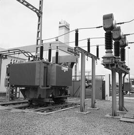 Erection of oil immersed transformer