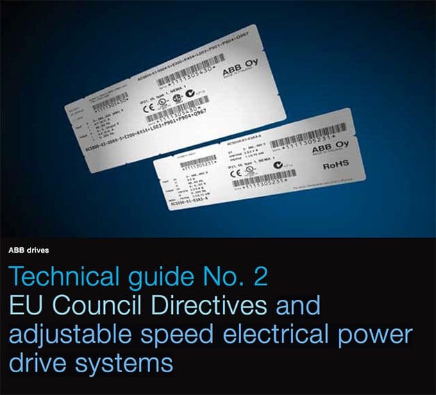 Technical guide No. 2 - EU Council Directives and adjustable speed electrical power drive systems