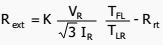 External starting resistance formulae