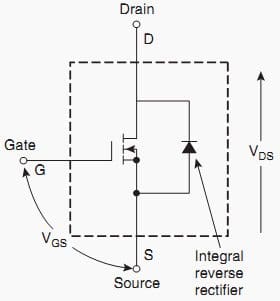 Power MOSFET circuit symbol