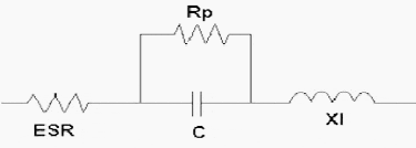 First order model of a super capacitor