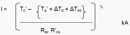 Formula - Criteria-2 Continuous current capacity