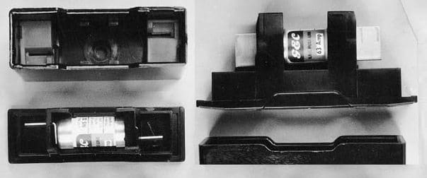 (c) Fuse holders for compact low-voltage fuselinks